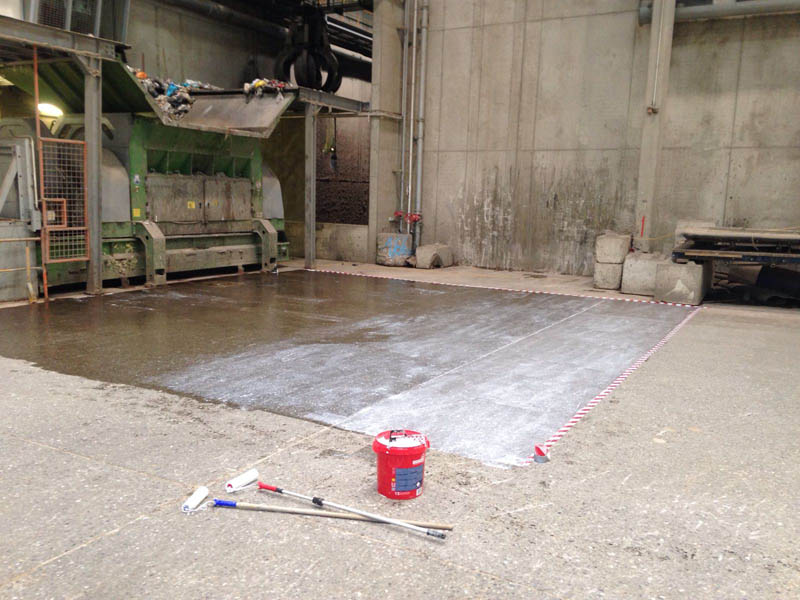 Betonboden tiefenhydrophobiert